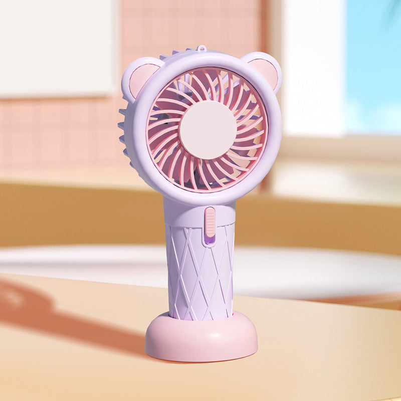 Damen Tragbarer Mini-Ventilator mit verspieltem Tierdesign Brehn
