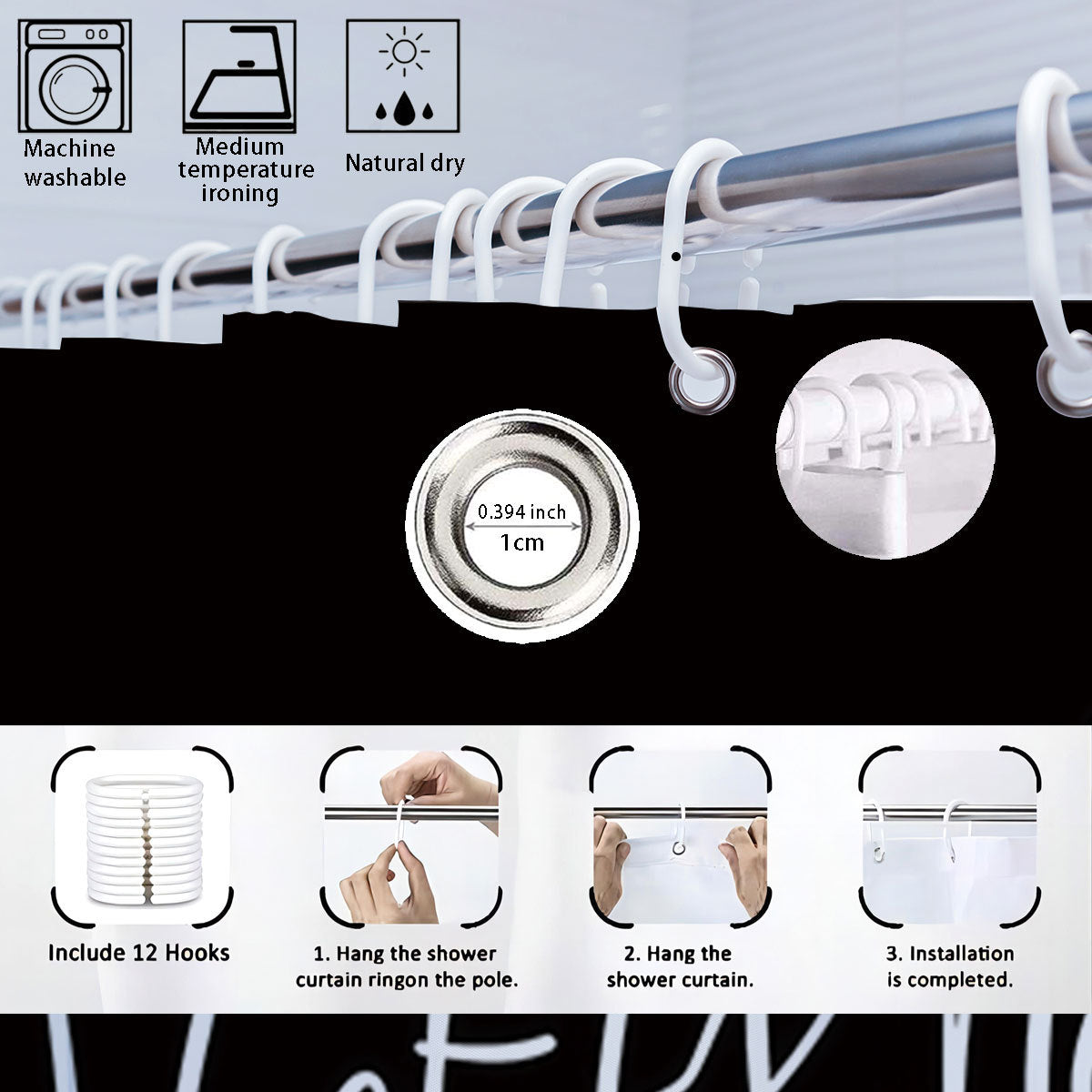 Badezimmerregeln Digitales Badezimmer-Dekor Set Brehn
