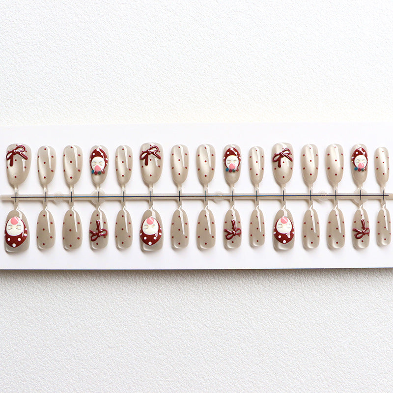 Festliches Thema Press-On Nagelschmuck Brehn