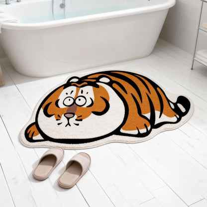 Cartoon Tiger Badmatte
