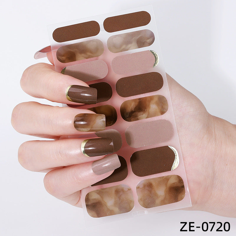 Künstlerische Press-On Nagelüberzüge