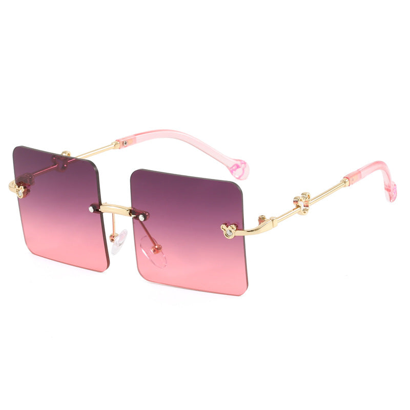 Damen quadratische Sonnenbrille mit luxuriösem, hochwertigem Rahmen Brehn