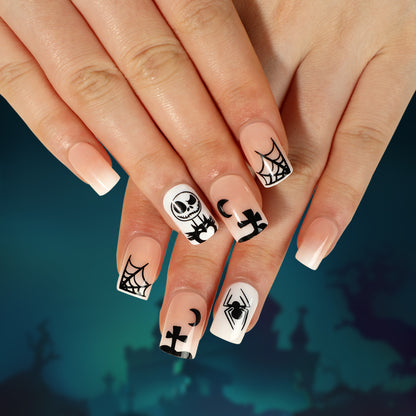 Kunstvolle Nagelverlängerungen mit kreativen Augen-Design Brehn