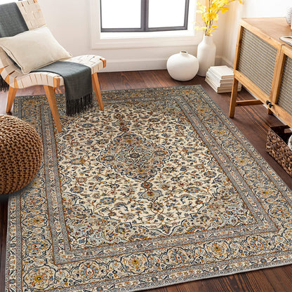 Vintage-inspirierter floraler Teppich