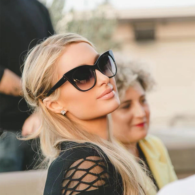 Damen Sonnenbrille im trendigen Cat-Eye Design mit auffälligem Leopardenmuster Brehn