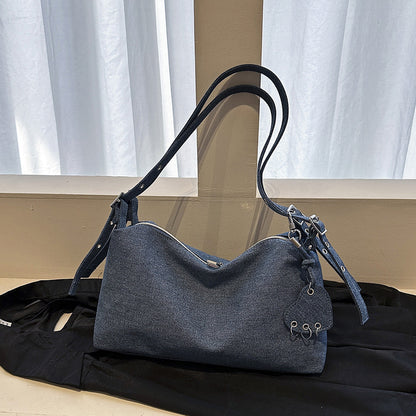 Modische Denim Schultertasche