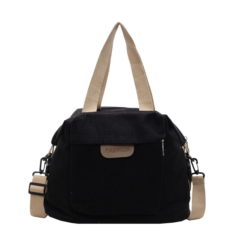 Corduroy Casual Schultertasche Brehn