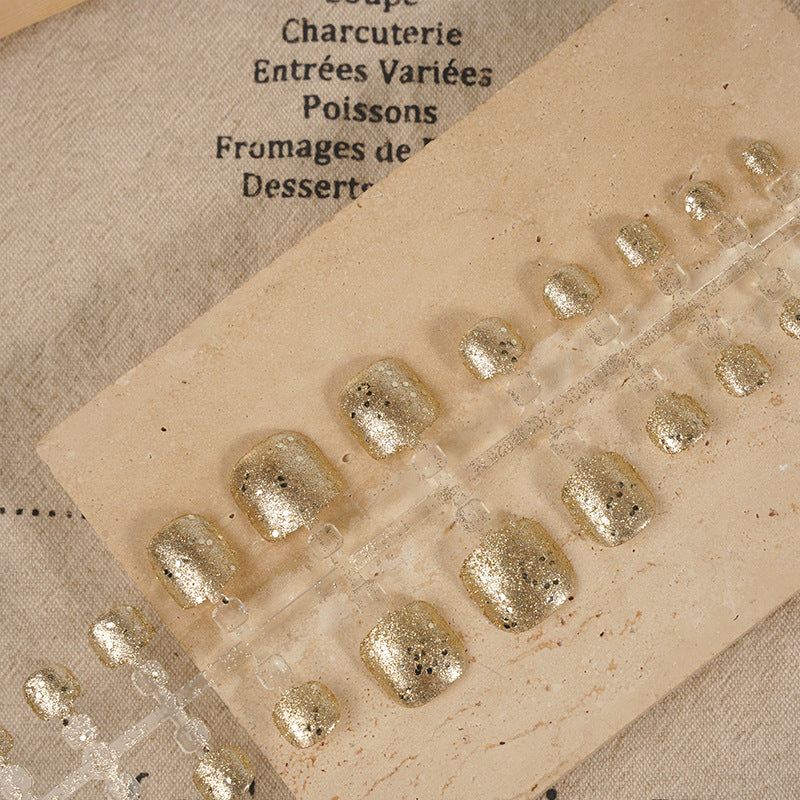 Glitzerndes Press-On Nagelkunst-Set Brehn