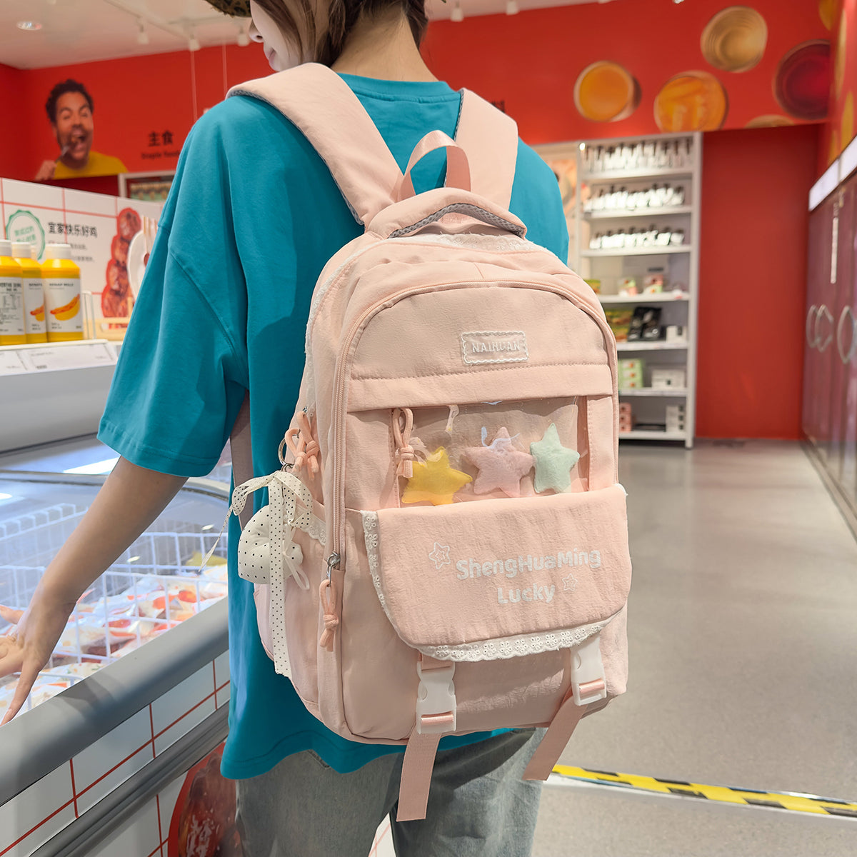 Transparenter Fenster-Rucksack Brehn