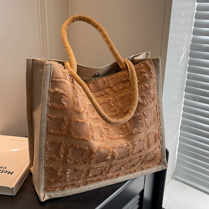 Lässige Tartan-Muster Tasche