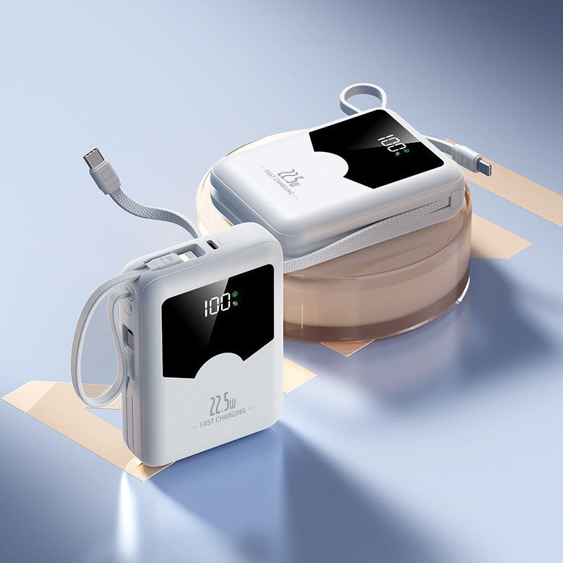 Tragbare Schnelllade-Powerbank mit Digitaler Ladestandanzeige und Intuitiver Bedienung Brehn
