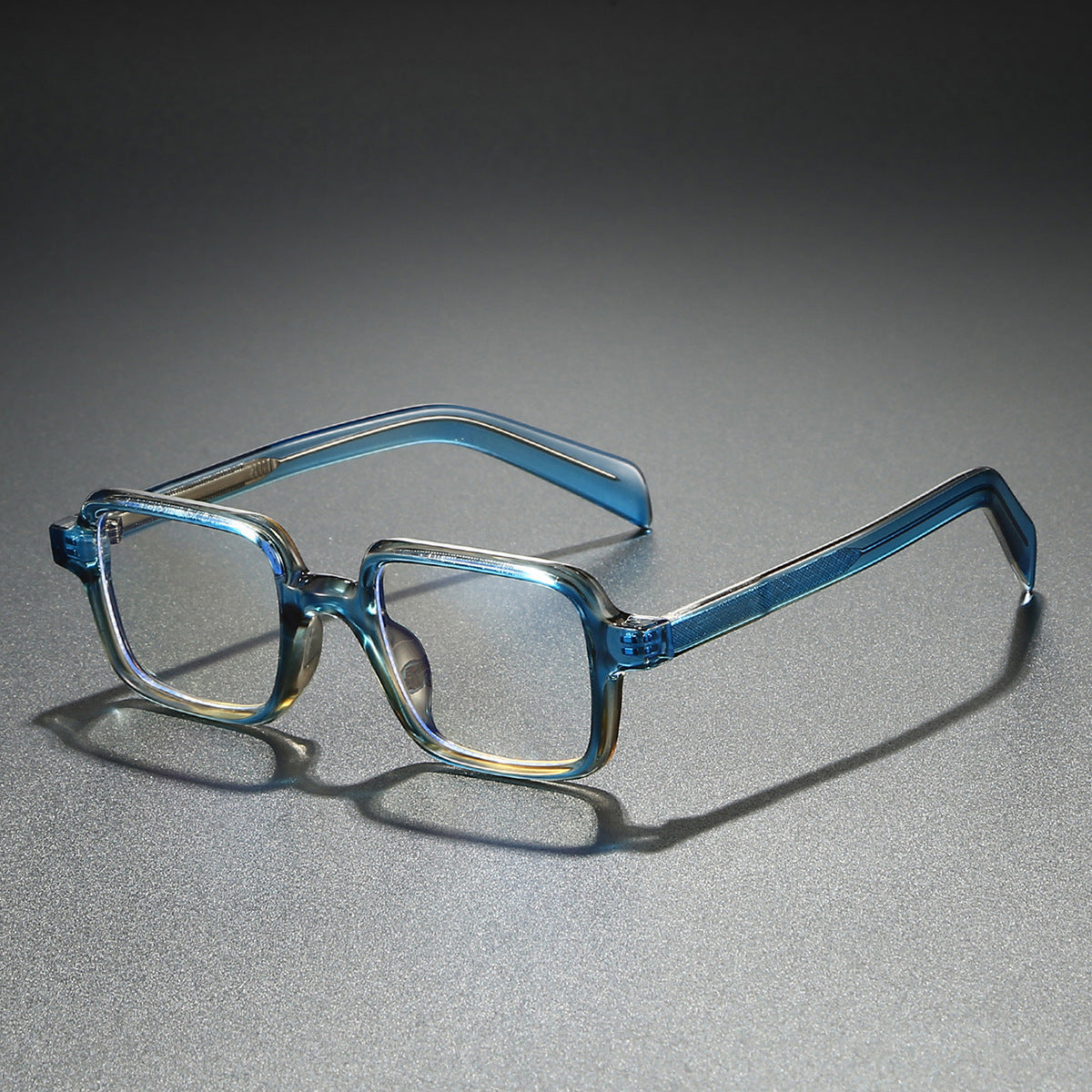 Damen modische Sonnenbrille im eleganten Quadratdesign mit breiten Bügeln Brehn