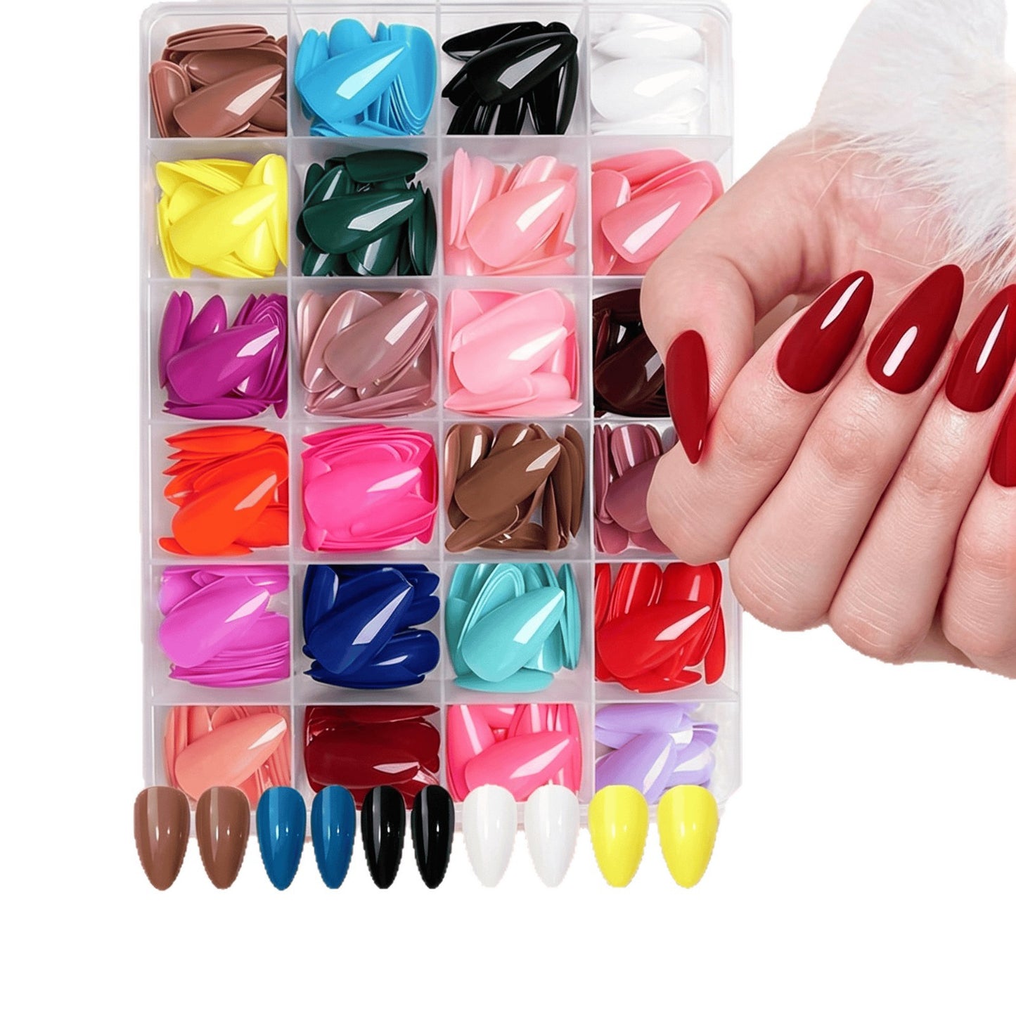 Premium Glänzende Fingernagelspitzen Brehn