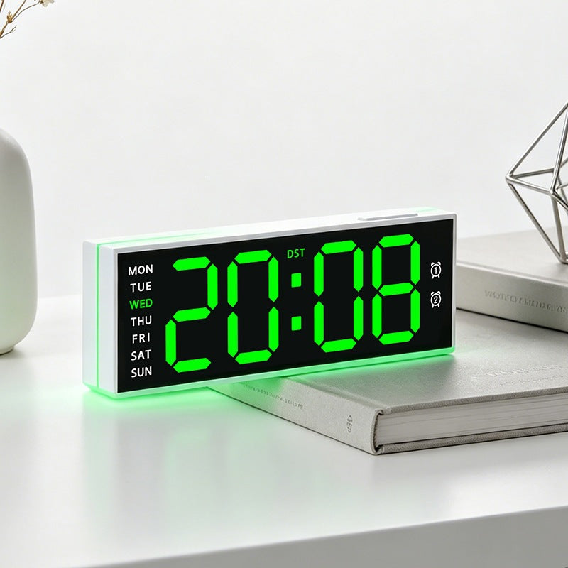 Digitaler Tischwecker mit Großem Led-Display und Dualer Alarmfunktion Brehn