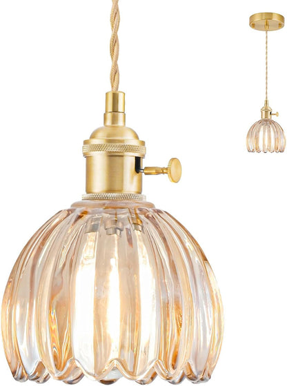 Dekorative Glas Pendelleuchte