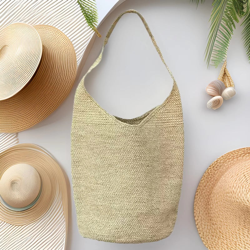 Handgewebte Makramee Hobo-Tasche Brehn