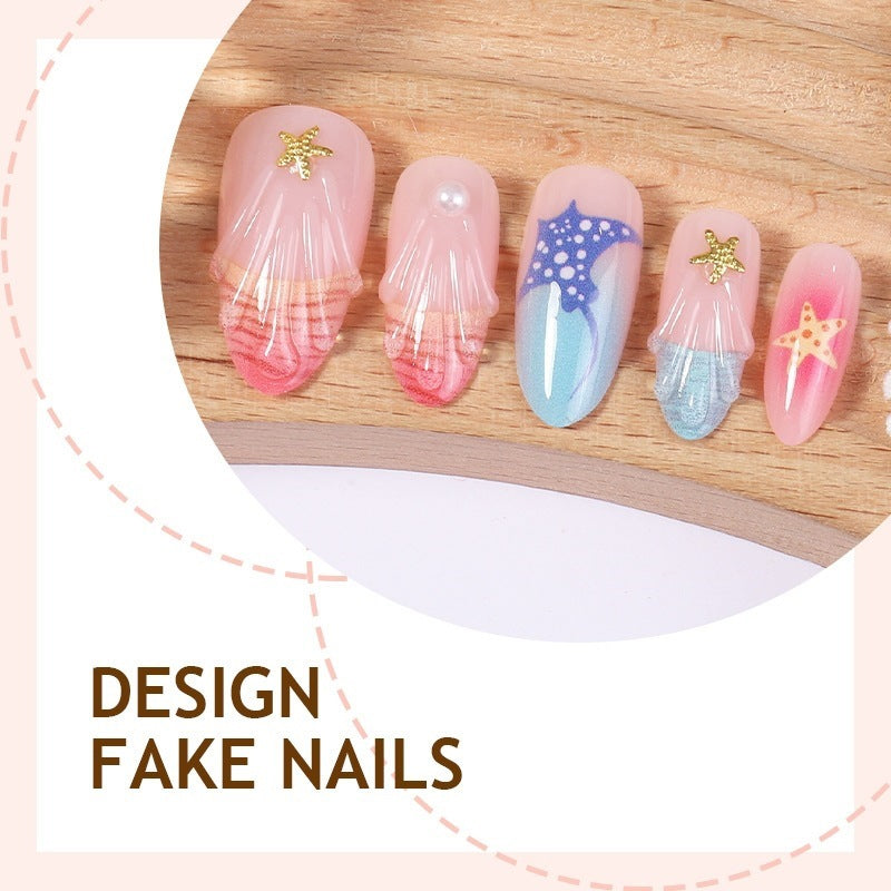 Kunstnagelset mit maritimen Motiven und hochwertigem Design Brehn