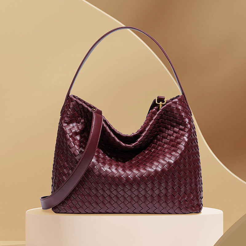 Texturiertes gewebtes Hobo Bag Brehn