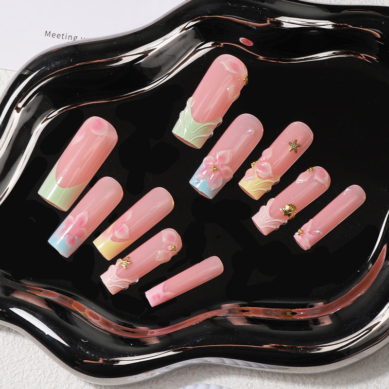 Floral Artisan Press-On Nail Set Brehn