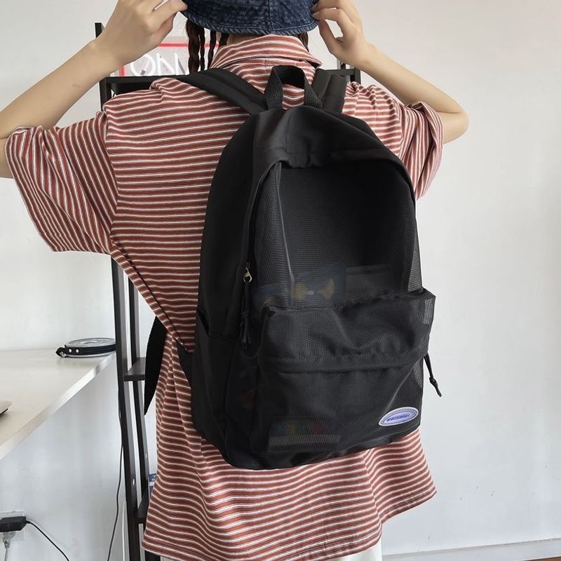 Transparenter Mesh-Rucksack Brehn