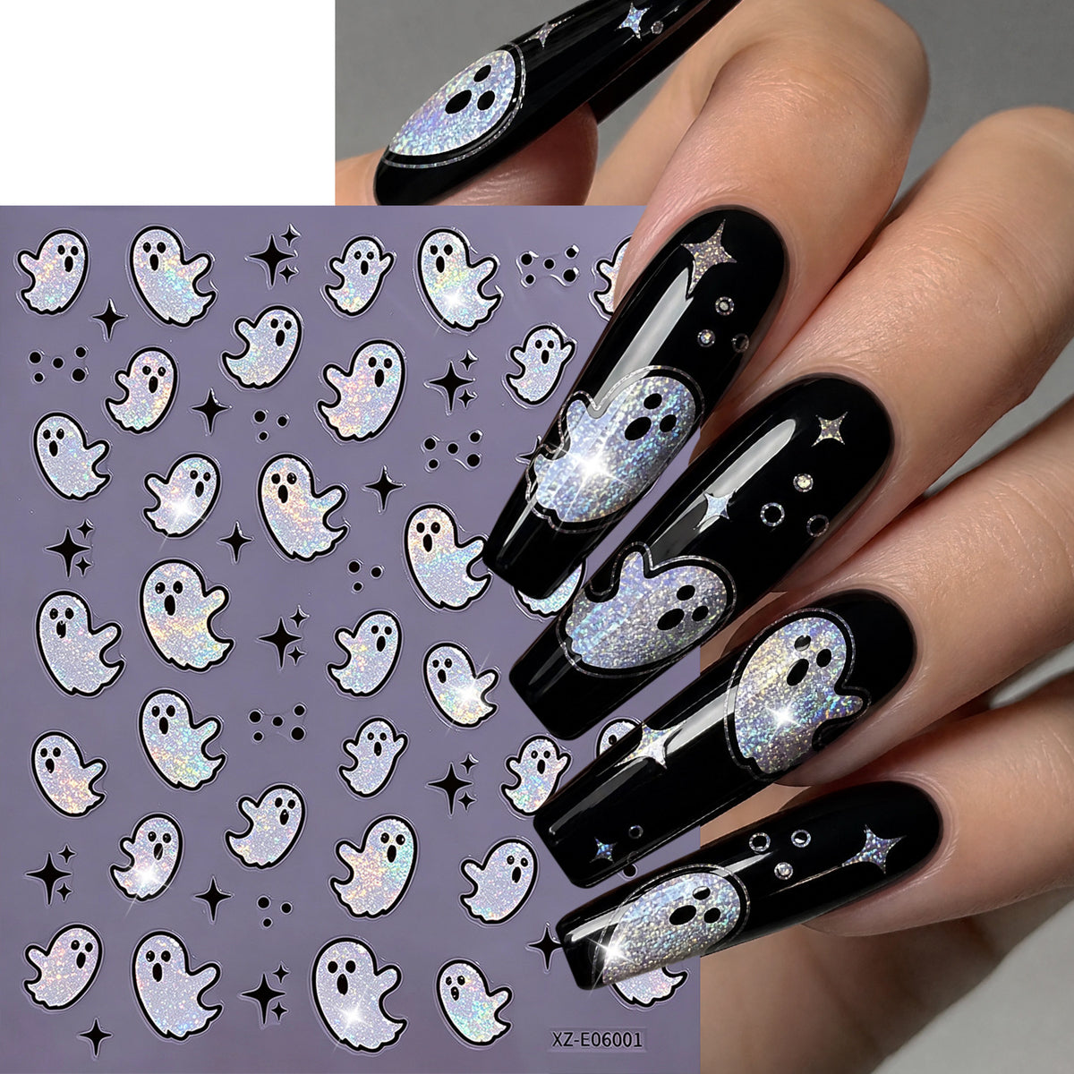 Halloween-Themen Nagelkunst Aufkleber Set  1791507032