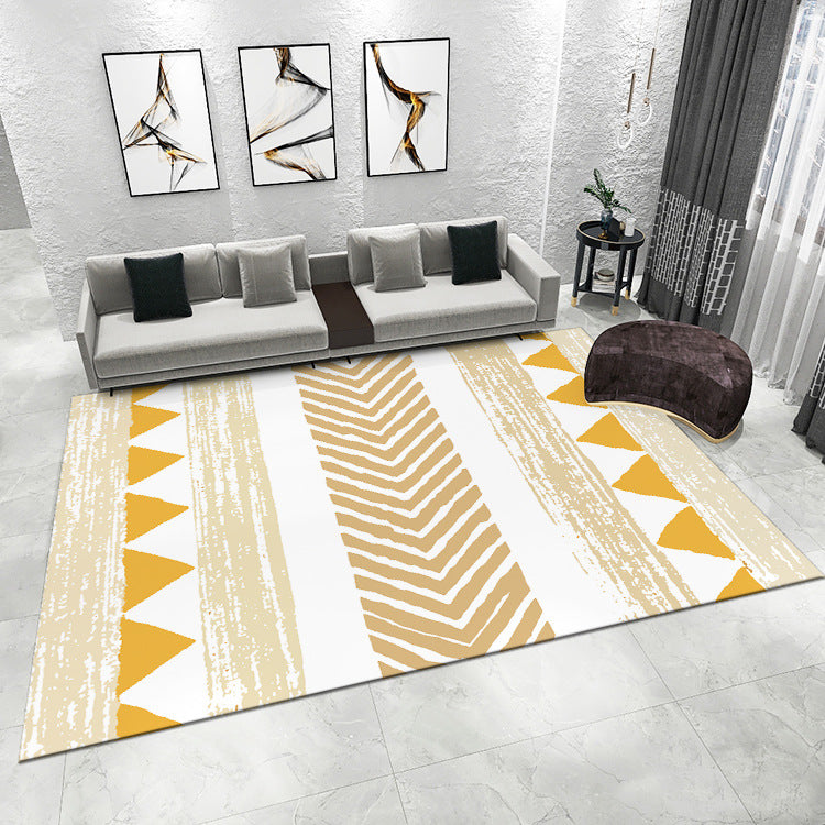 Abstrakter geometrischer Muster-Teppich