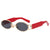 Damen modische Sonnenbrille im ovalen Design Brehn