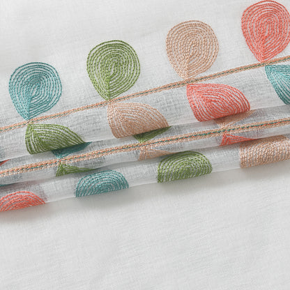 Elegante florale Druck transparente Gardine