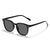 Damen modische Sonnenbrille mit transparentem Rahmen und hochwertigen Gläsern Brehn