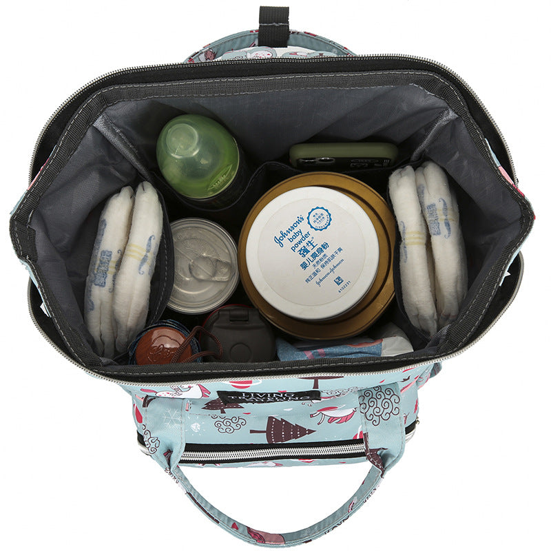 Vielseitiger Blattdruck Reise-Rucksack Brehn
