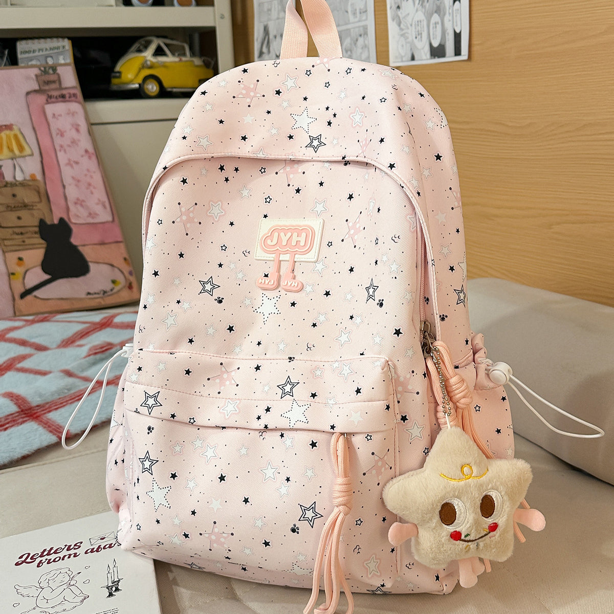 Stylische Stern-Print Rucksack Brehn 1791205440