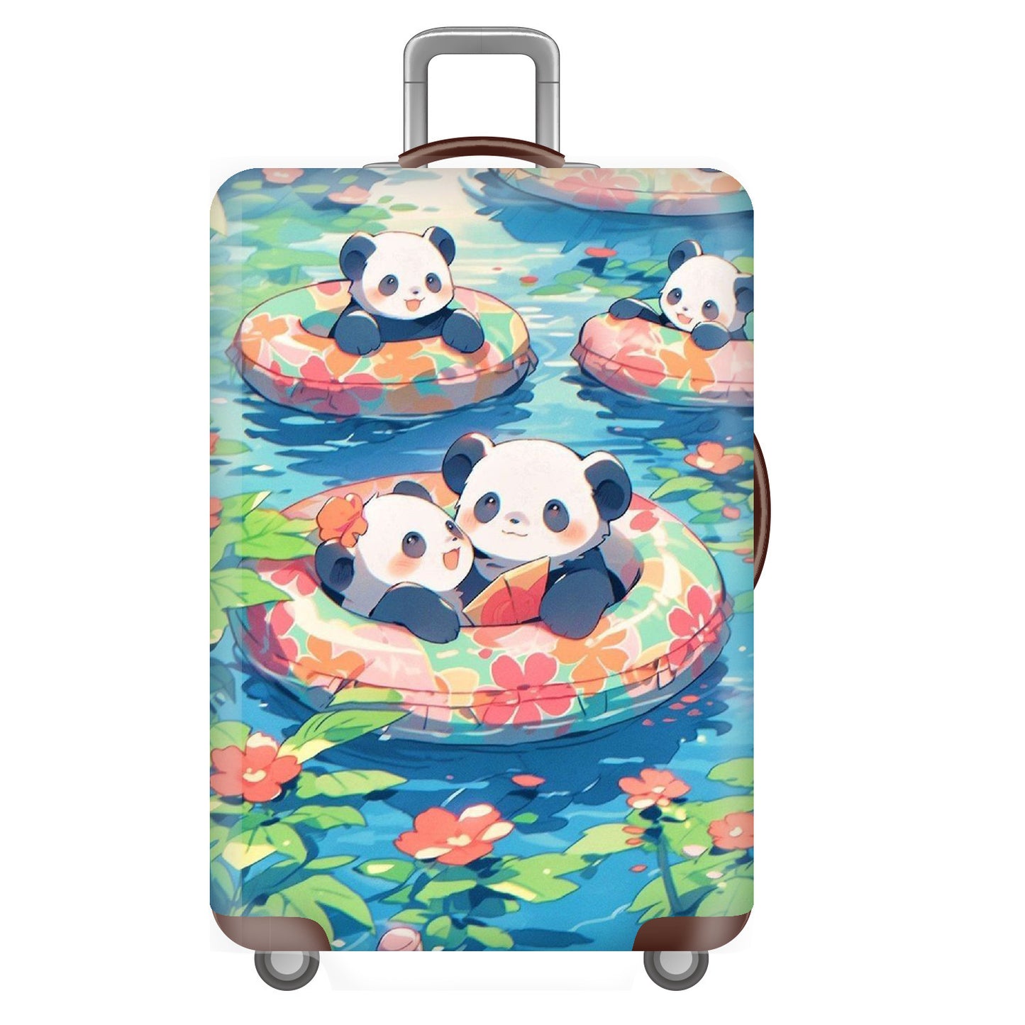 Unisex Hartschalenreisekoffer mit lustigem Pandamotiv Brehn