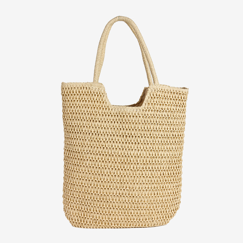 Damen Geflochtene Tragetasche mit weichem Innenfutter Brehn