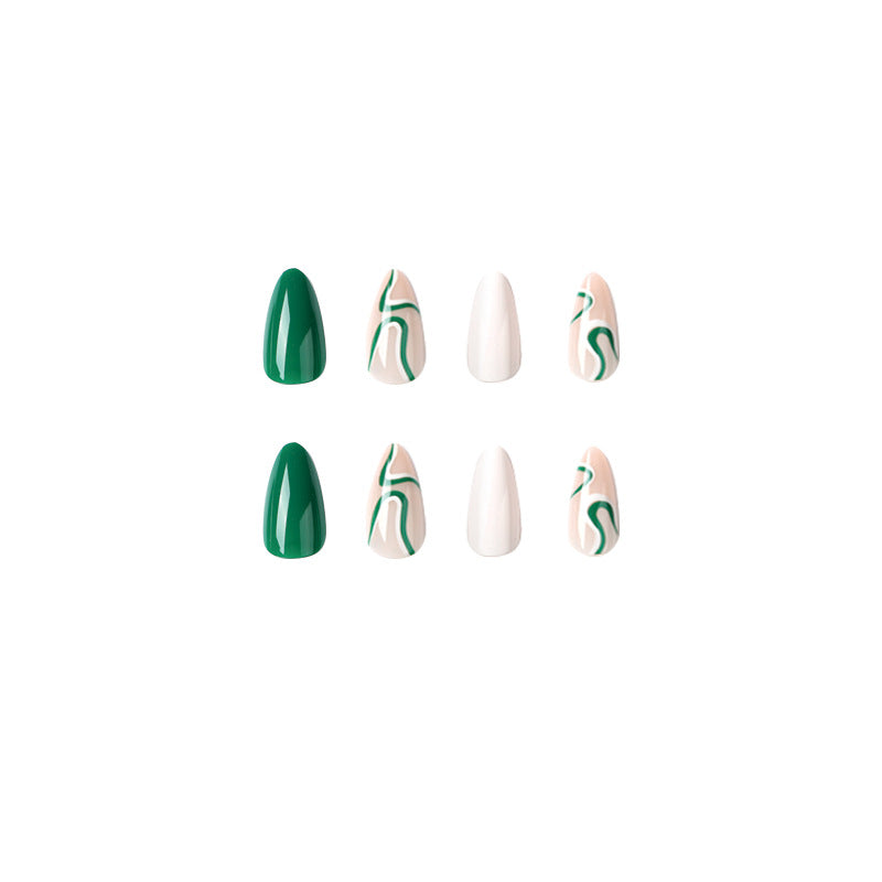 Elegante Nagelkunst mit kreativen Wellen-Designs Brehn