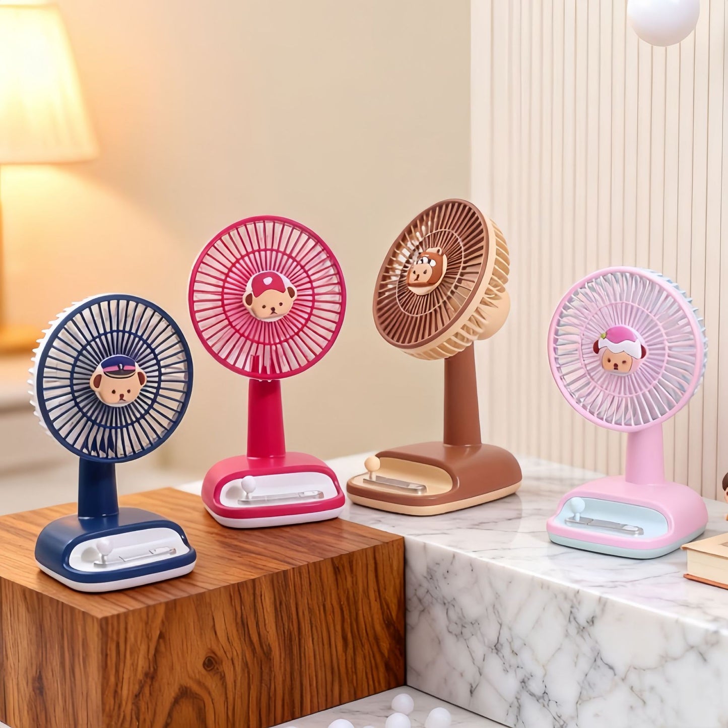 Damen Tischventilator mit flexiblem Neigungswinkel Brehn