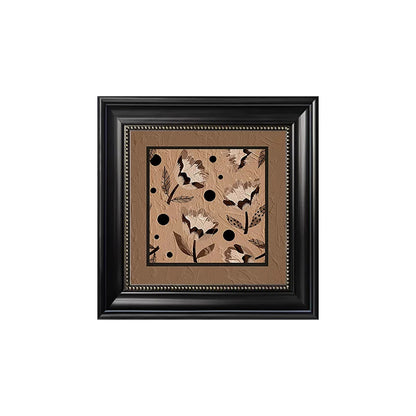 Verzierte Blumige Wandkunst