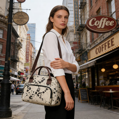Stylische Leopardenmuster-Handtasche