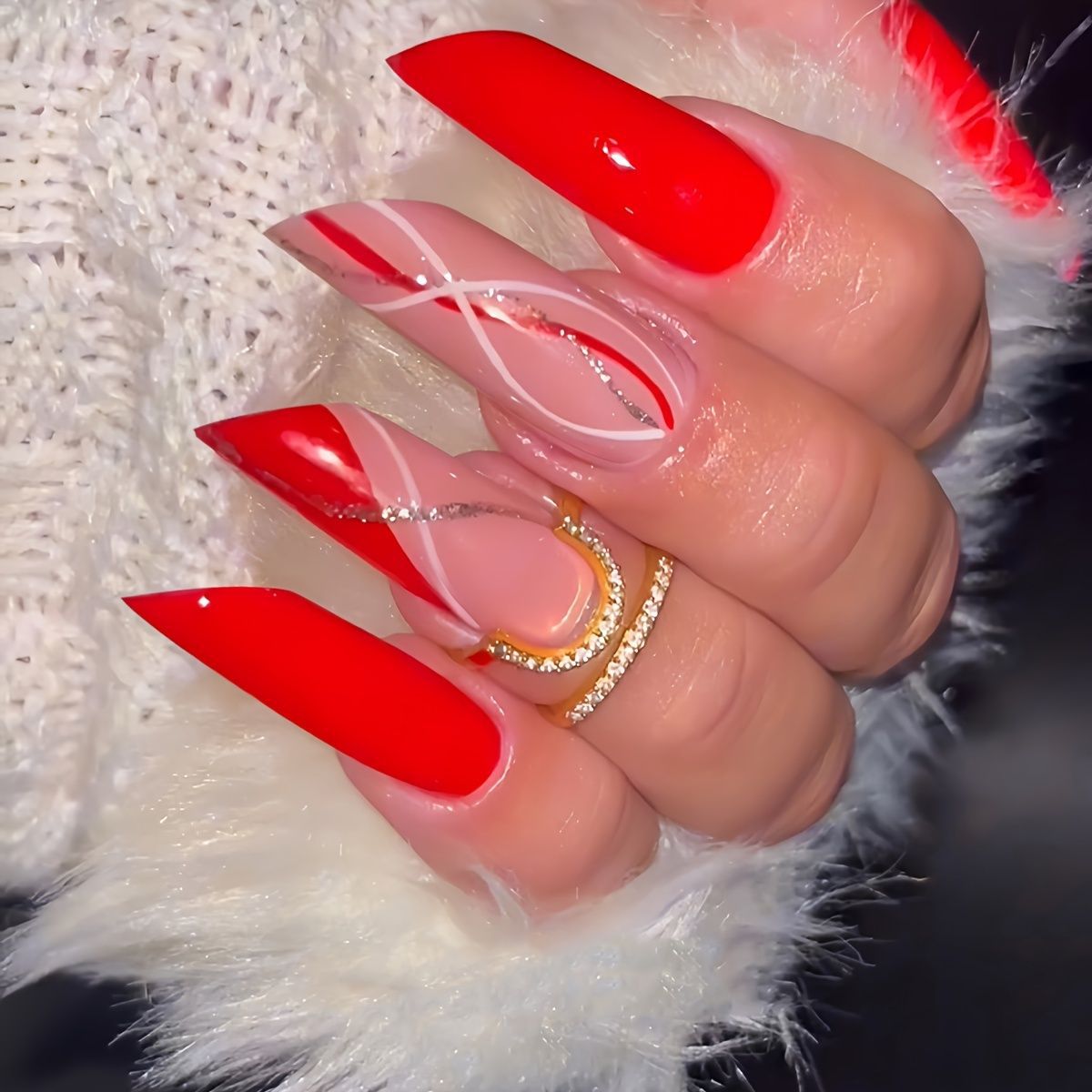 Elegante Press-On-Nagelverlängerungen Brehn