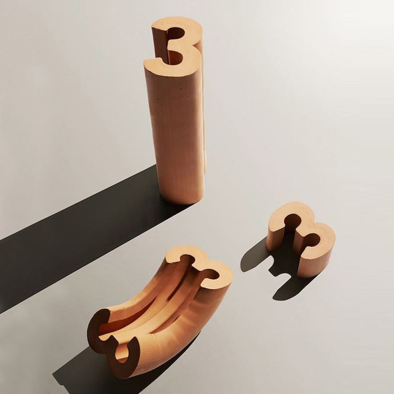 Abstrakte Dekorative Geometrische Skulptur
