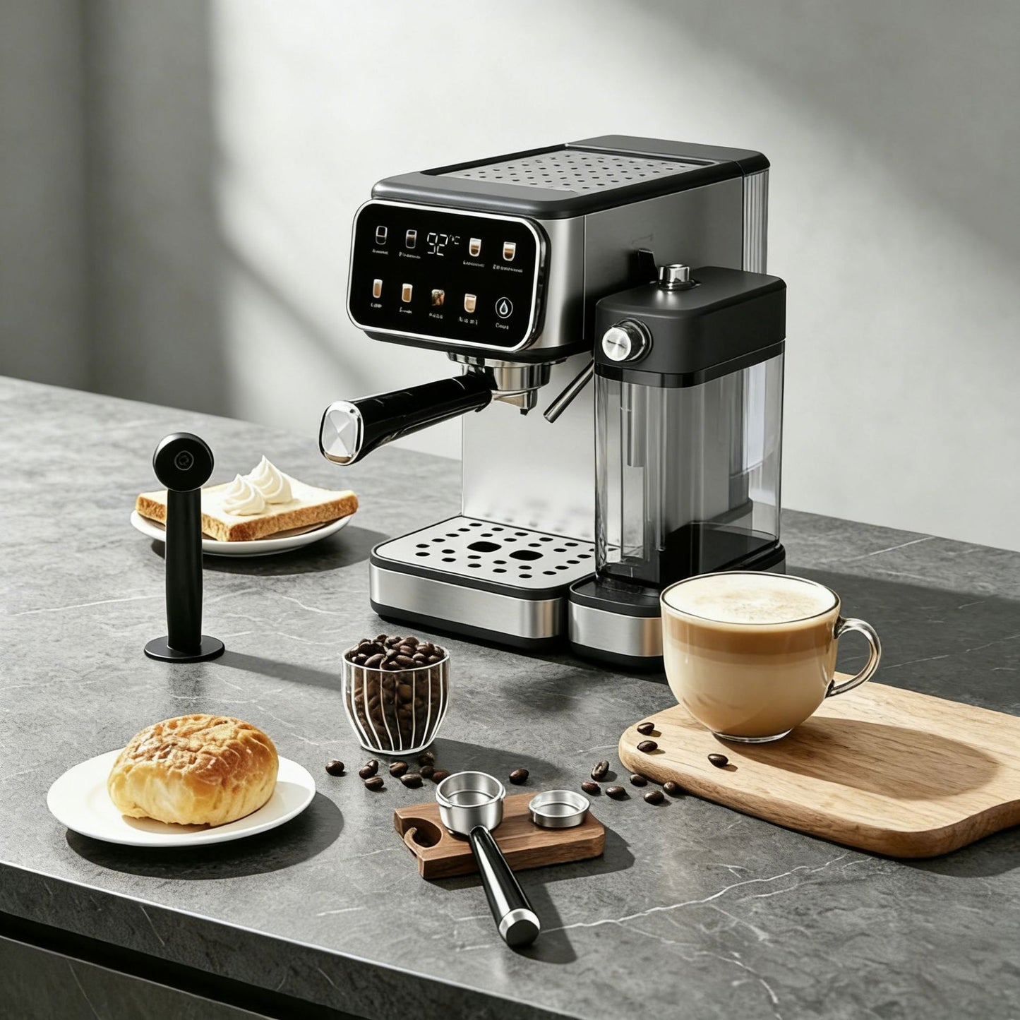 Multifunktionale Espressomaschine Brehn