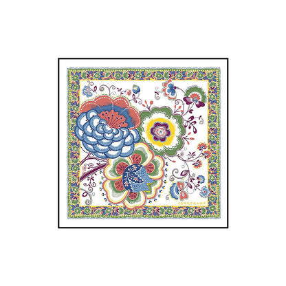 Elegante Floral Seidenschal
