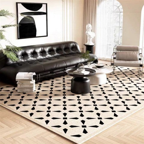 Geometrisch gemusterter Teppich Brehn