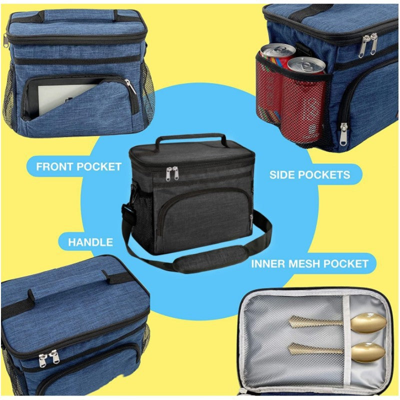 Kühltasche mit Mehreren Fächern und Strapazierfähigem Tragegriff Brehn