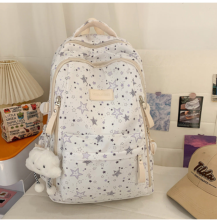 Stern-musternder Komfort Schulrucksack Brehn