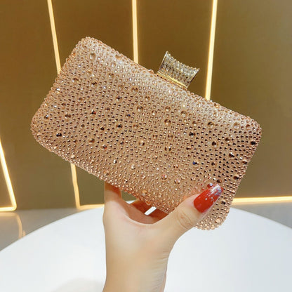 Glitzernde Kristall-besetzte Abend-Clutch