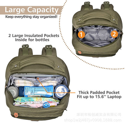Stilvoller Multifunktions-Wickelrucksack Brehn