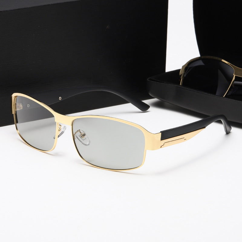 Damen Sportliche Sonnenbrille mit robustem Metallrahmen und polarisierenden Gläsern Brehn