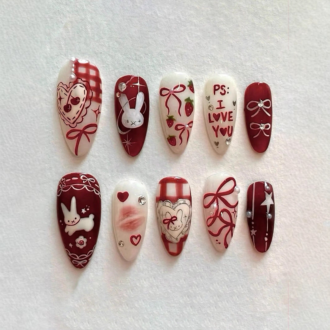 Künstlerisches Themen-Nagelset Brehn
