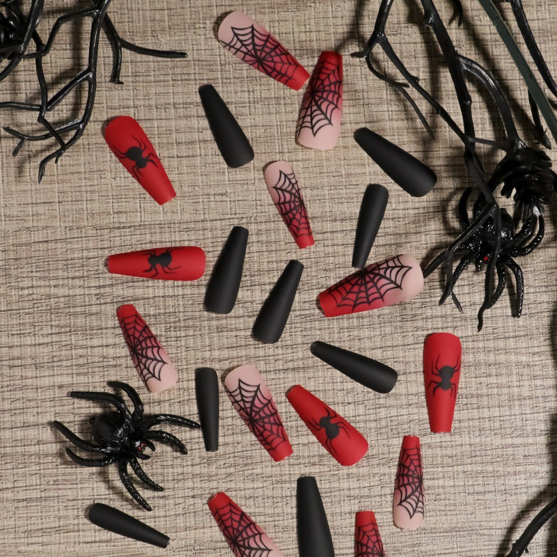 Halloween-Themen Press-On Nagelkunst Brehn