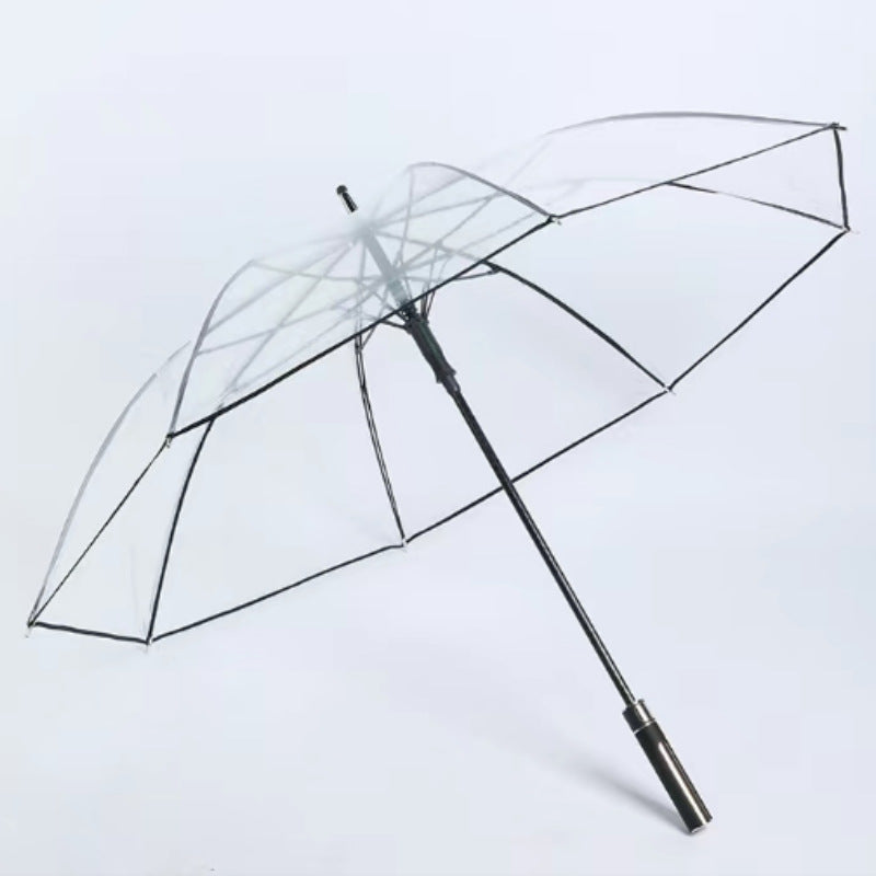 Damen Transparenter Schirm mit ergonomischem Griff Brehn